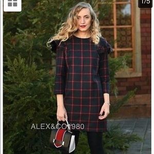 Zara check dress